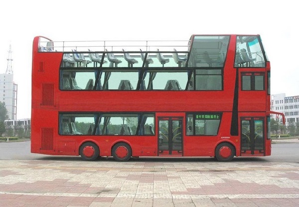 Meerut University students design Triple Decker busÂ titled Ghaj